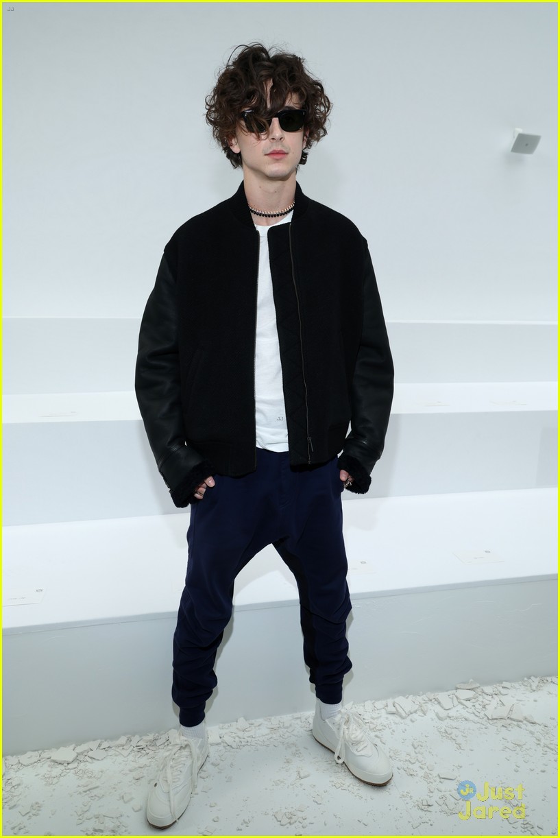 Timothee Chalamet, Kit Connor & Omar Rudberg Step Out for Loewe Fashion Show