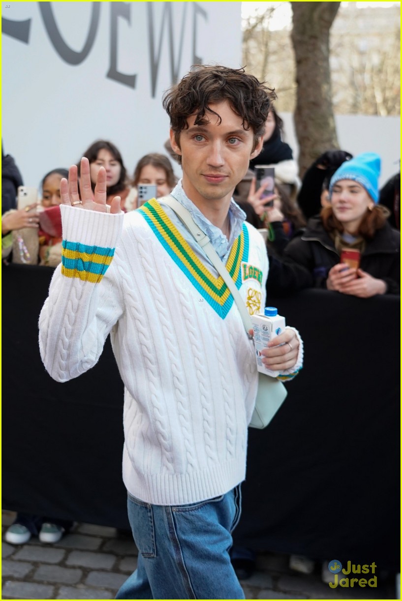 Timothee Chalamet, Kit Connor & Omar Rudberg Step Out for Loewe Fashion Show