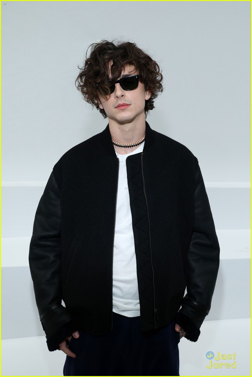 Timothee Chalamet, Kit Connor & Omar Rudberg Step Out for Loewe Fashion Show