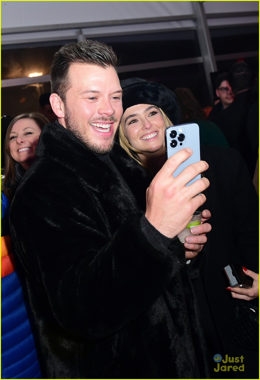Zoey Deutch Supports Boyfriend Jimmy Tatro & 'The Politician' Co-Star Ben Platt at 'Theater Camp' Premiere