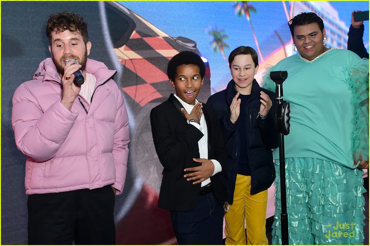 Zoey Deutch Supports Boyfriend Jimmy Tatro & 'The Politician' Co-Star Ben Platt at 'Theater Camp' Premiere