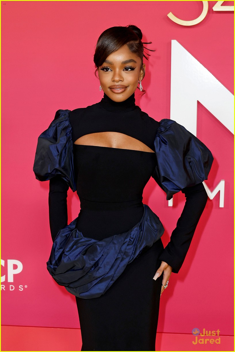 Marsai Martin, Miles Brown, Yara Shahidi & Marcus Scribner Have 'black-ish' Reunion at NAACP Image Awards 2023