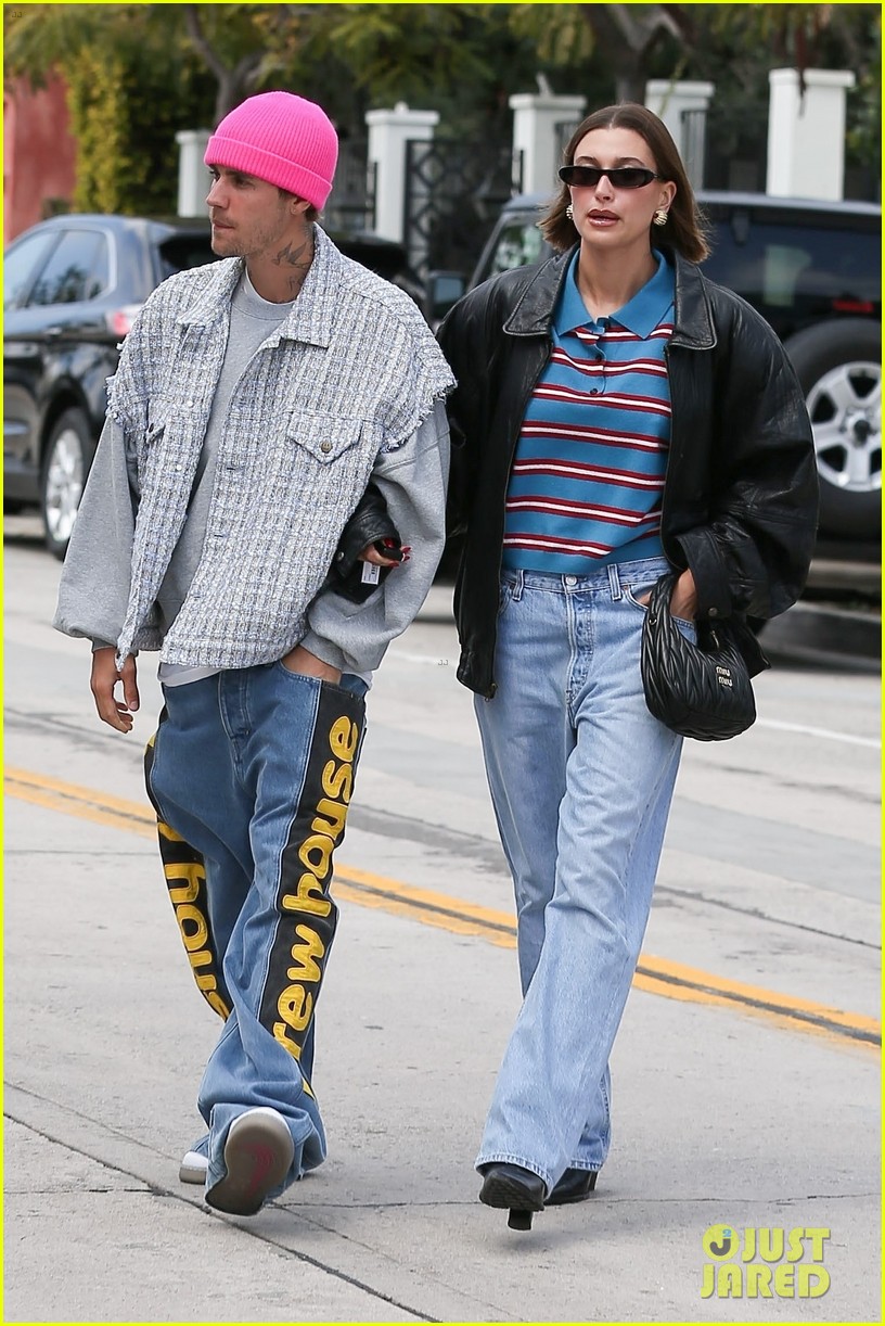 Hailey & Justin Bieber Step Out To Run Errands After Attending An Oscar Party Together