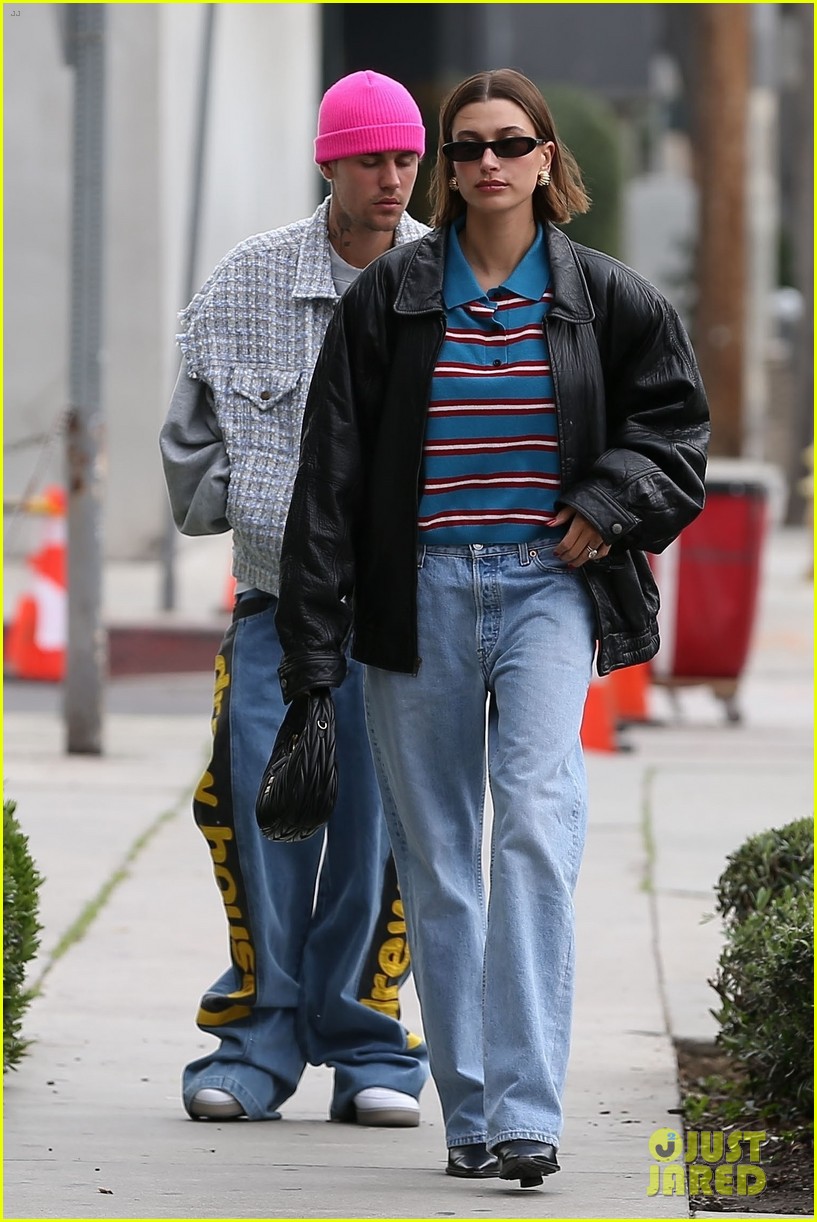 Hailey & Justin Bieber Step Out To Run Errands After Attending An Oscar Party Together
