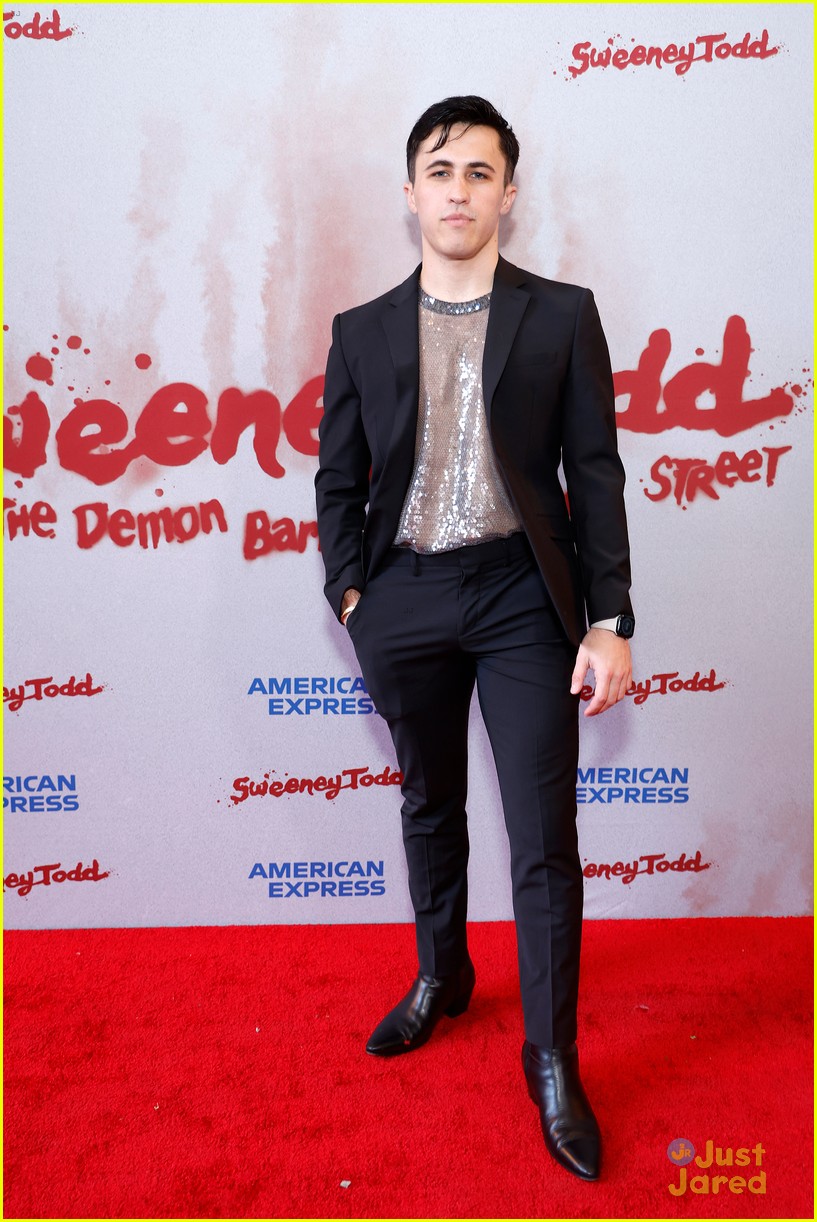 Jordan Fisher & Gaten Matarazzo Celebrate Broadway Opening of Their New Show 'Sweeney Todd'