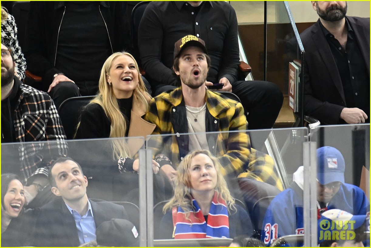 Kelsea Ballerini Holds Hands with Boyfriend Chase Stokes While Attending Hockey Game in NYC