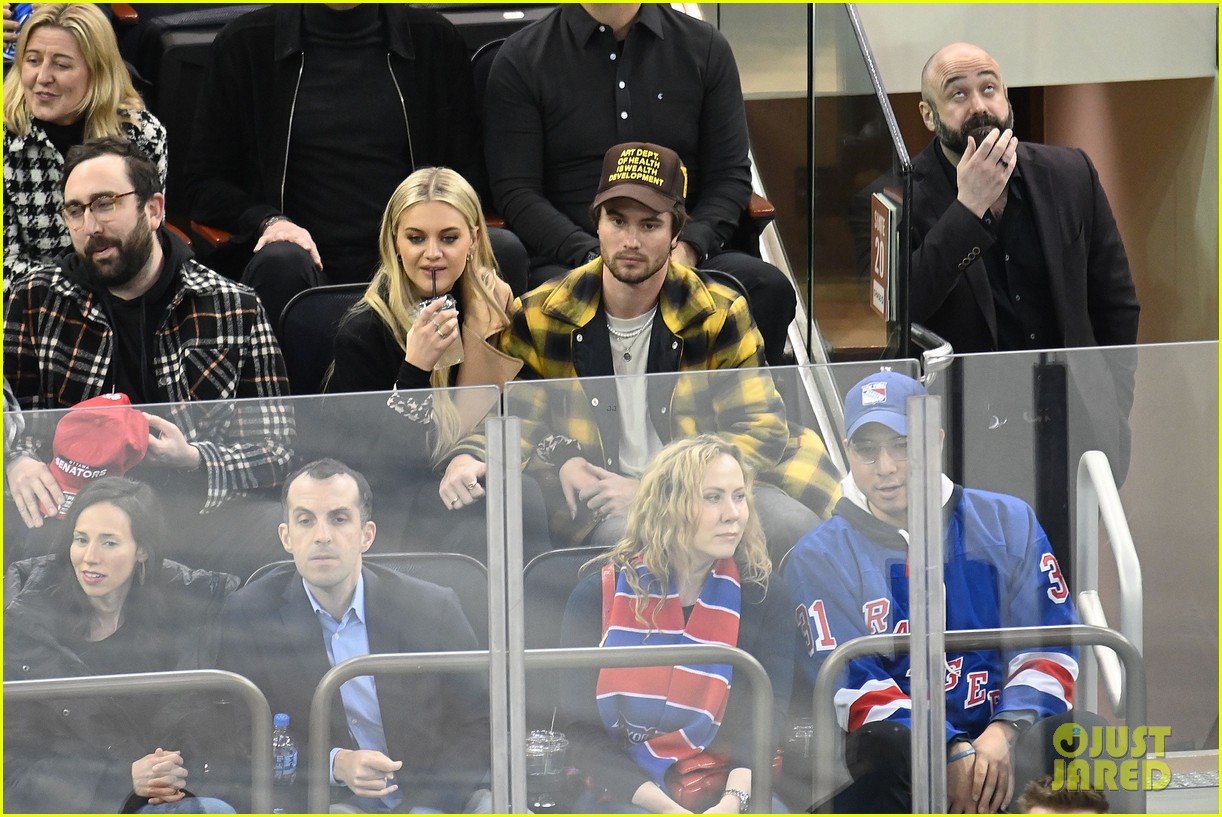 Kelsea Ballerini Holds Hands with Boyfriend Chase Stokes While Attending Hockey Game in NYC