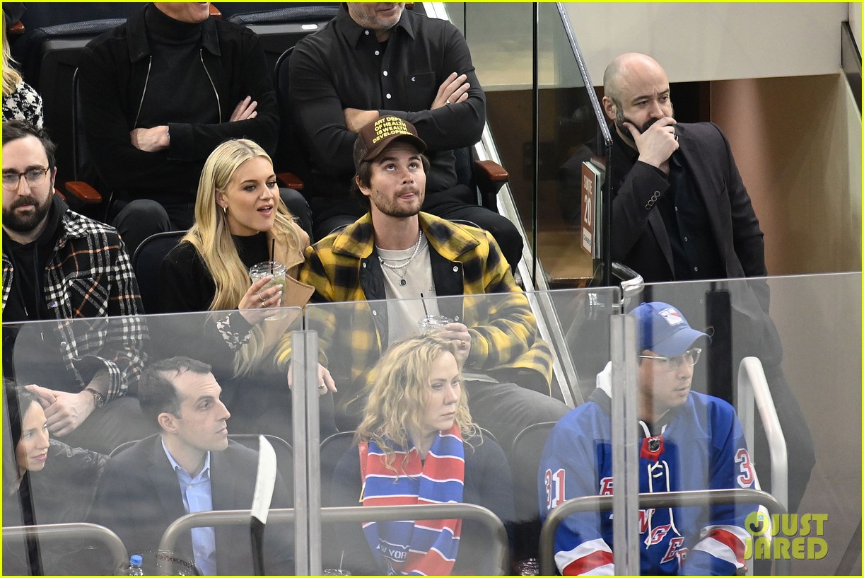 Kelsea Ballerini Holds Hands with Boyfriend Chase Stokes While Attending Hockey Game in NYC