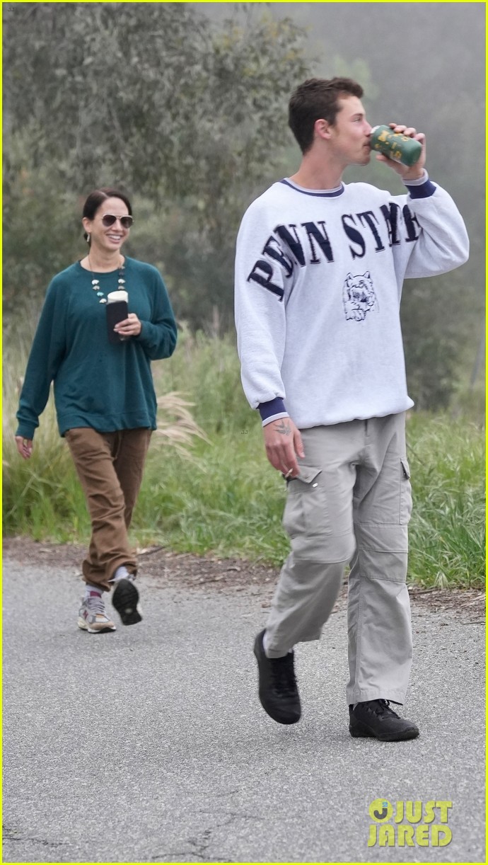 Shawn Mendes Goes For A Morning Hike With Dr. Jocelyne Miranda Ahead of Oscar Party