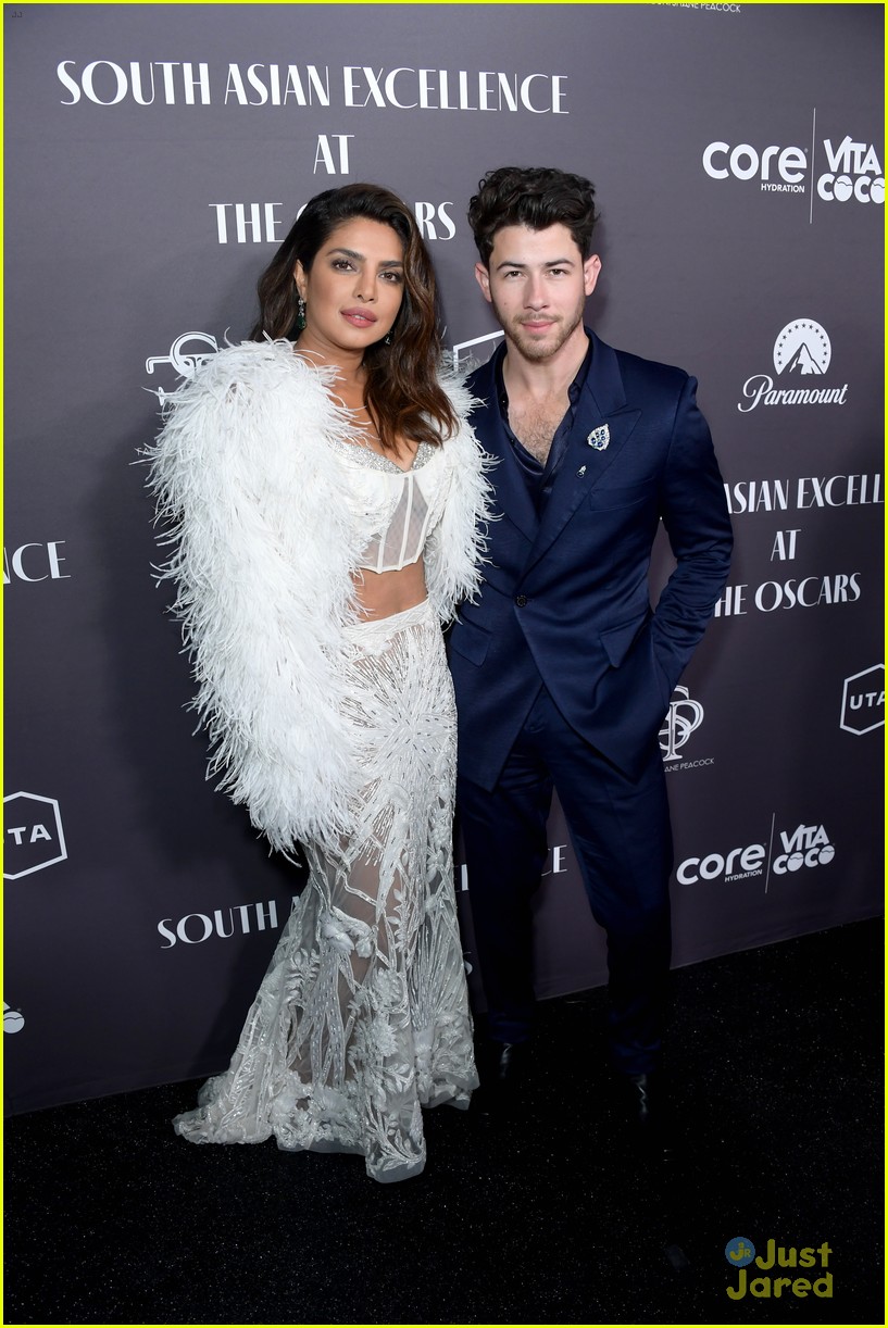 Nick Jonas Joins Host & Wife Priyanka Chopra at South Asian Excellence Pre-Oscars Celebration