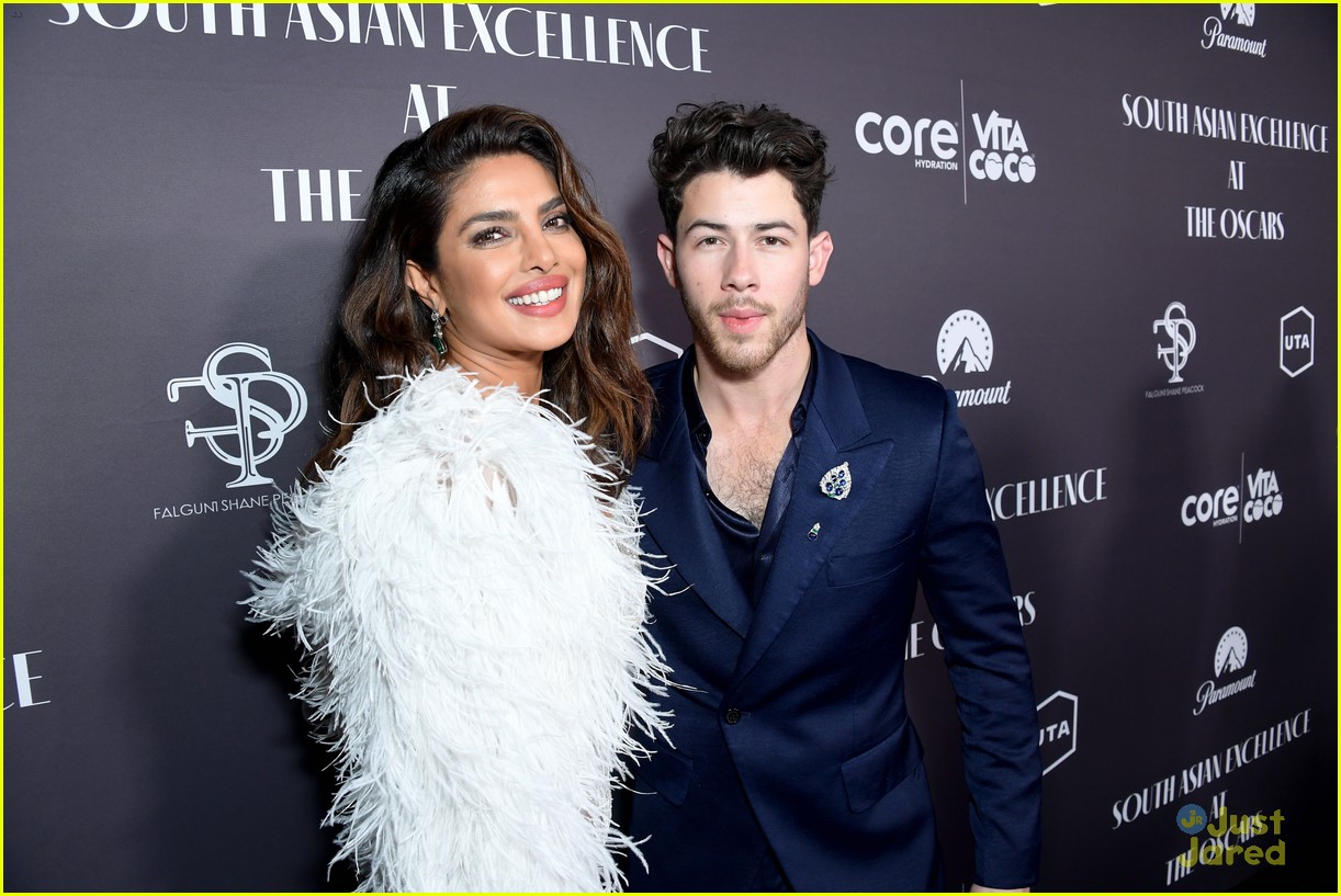 Nick Jonas Joins Host & Wife Priyanka Chopra at South Asian Excellence Pre-Oscars Celebration