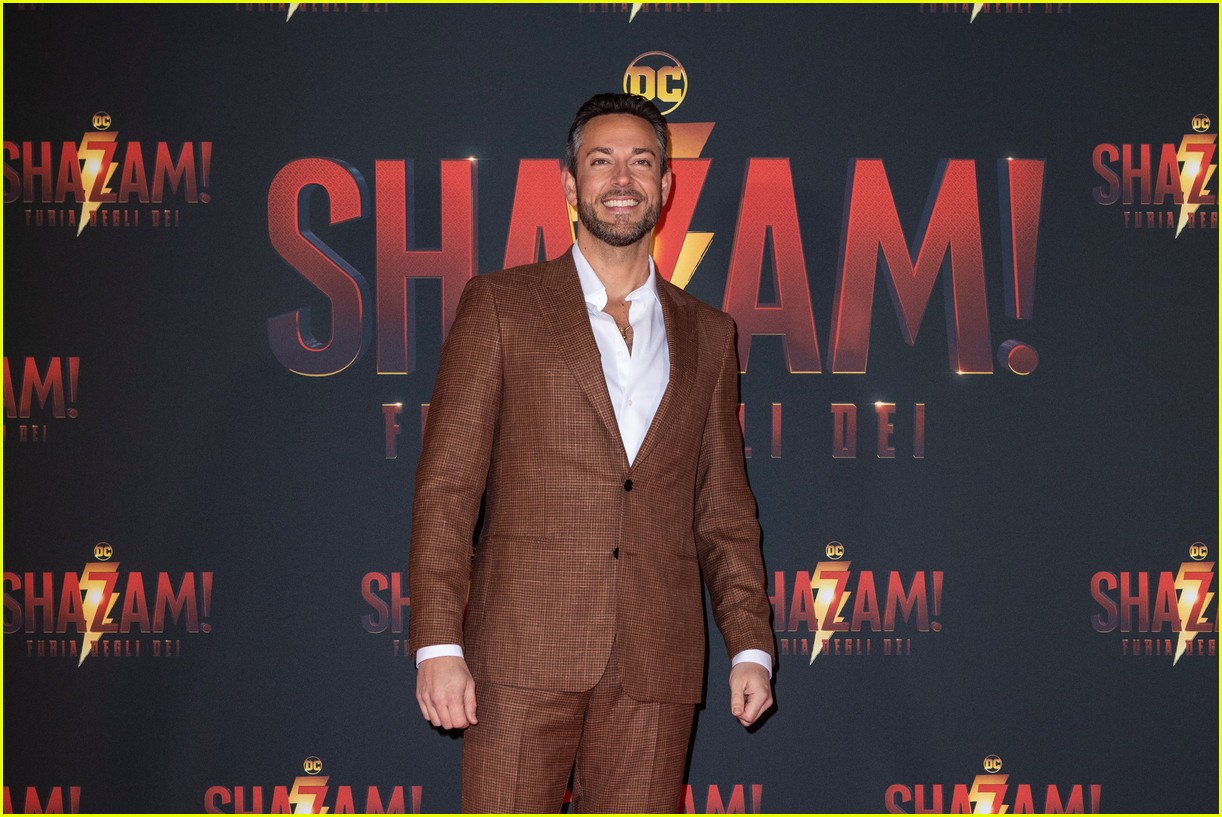 Rachel Zegler Attends 'Shazam! Fury of the Gods' Fan Event in Rome with Co-Stars