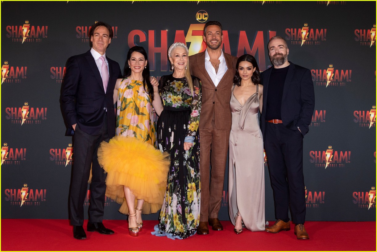 Rachel Zegler Attends 'Shazam! Fury of the Gods' Fan Event in Rome with Co-Stars