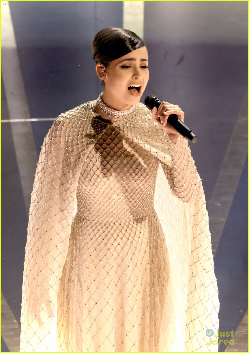 Sofia Carson Performs Nominated Song 'Applause' During Oscars 2023 with Diane Warren