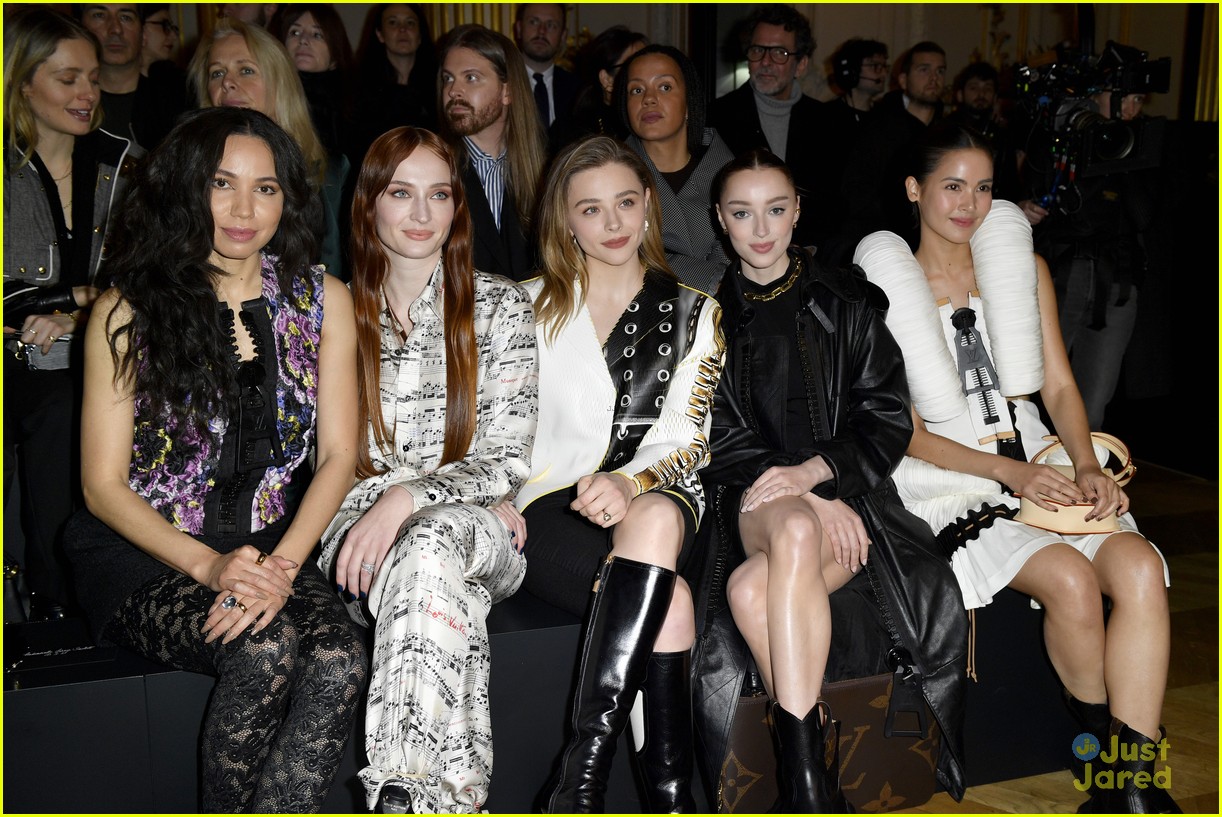 Zendaya, Sophie Turner & Shay Mitchell Attend Louis Vuitton's Paris Fashion Week Show