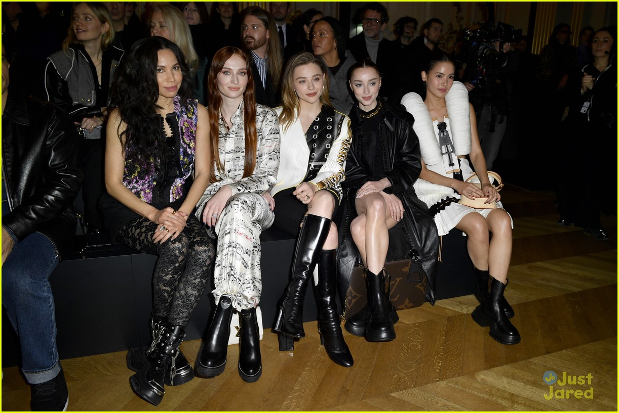 Zendaya, Sophie Turner & Shay Mitchell Attend Louis Vuitton's Paris Fashion Week Show