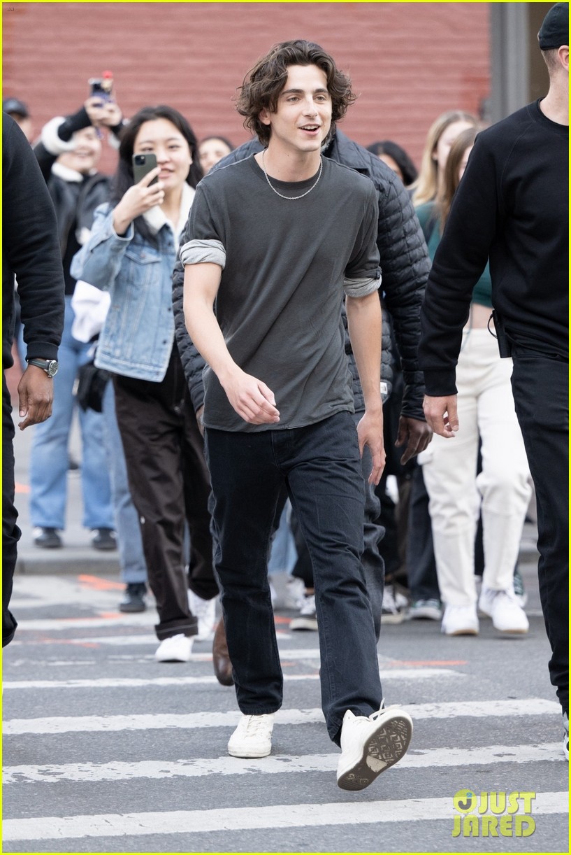 Timothee Chalamet Can Barely Contain His Smile While Getting Back to Work on New Commercial!