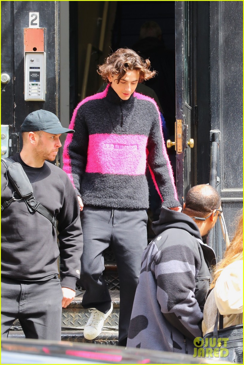 Timothee Chalamet Can Barely Contain His Smile While Getting Back to Work on New Commercial!