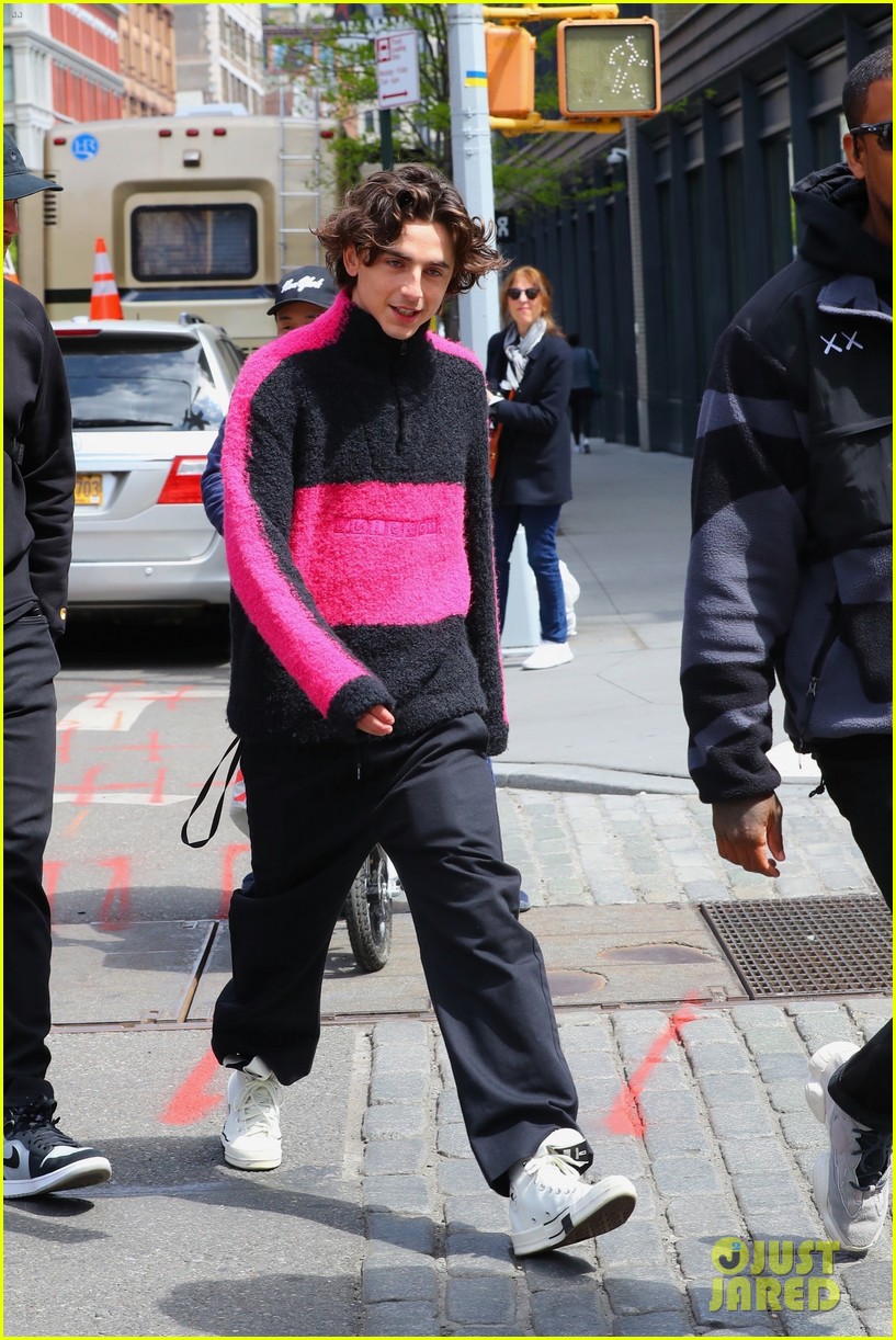 Timothee Chalamet Can Barely Contain His Smile While Getting Back to Work on New Commercial!