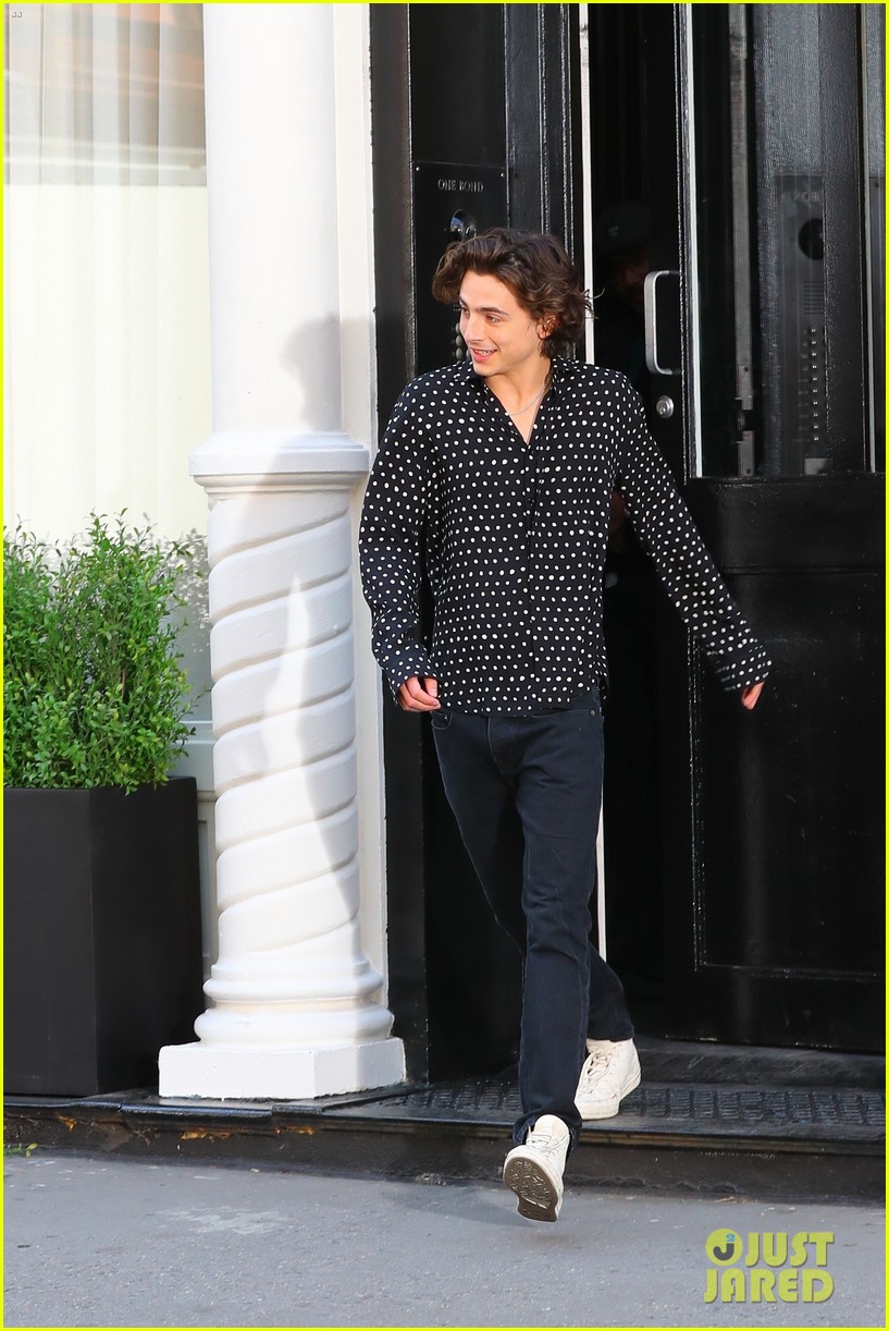 Timothee Chalamet Can Barely Contain His Smile While Getting Back to Work on New Commercial!