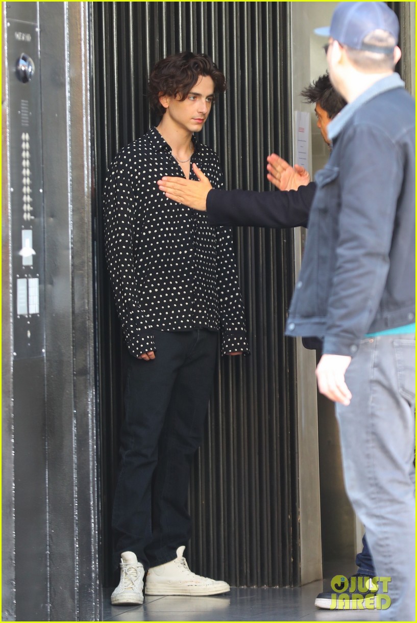Timothee Chalamet Can Barely Contain His Smile While Getting Back to Work on New Commercial!