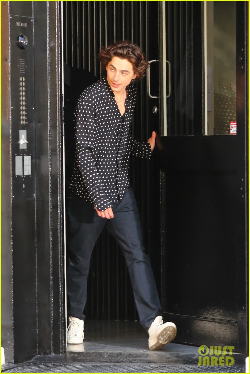 Timothee Chalamet Can Barely Contain His Smile While Getting Back to Work on New Commercial!