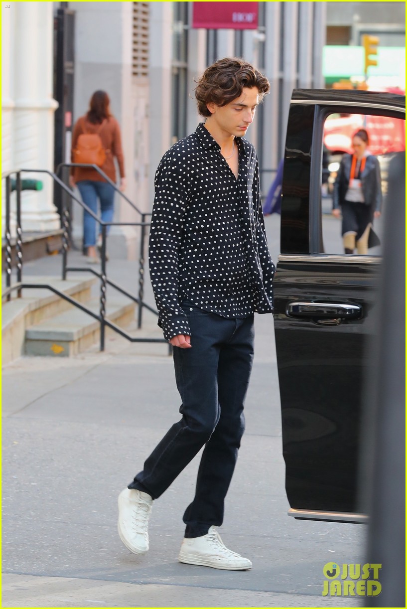 Timothee Chalamet Can Barely Contain His Smile While Getting Back to Work on New Commercial!