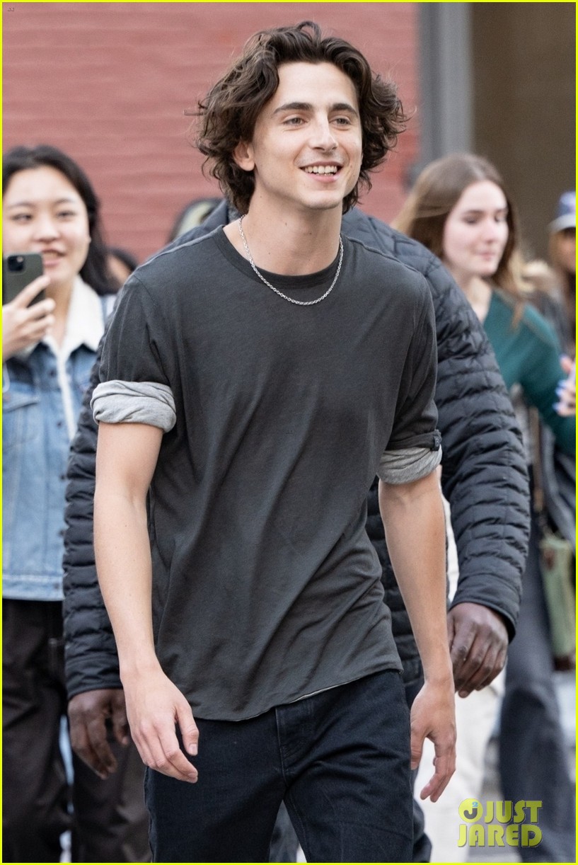 Timothee Chalamet Can Barely Contain His Smile While Getting Back to Work on New Commercial!
