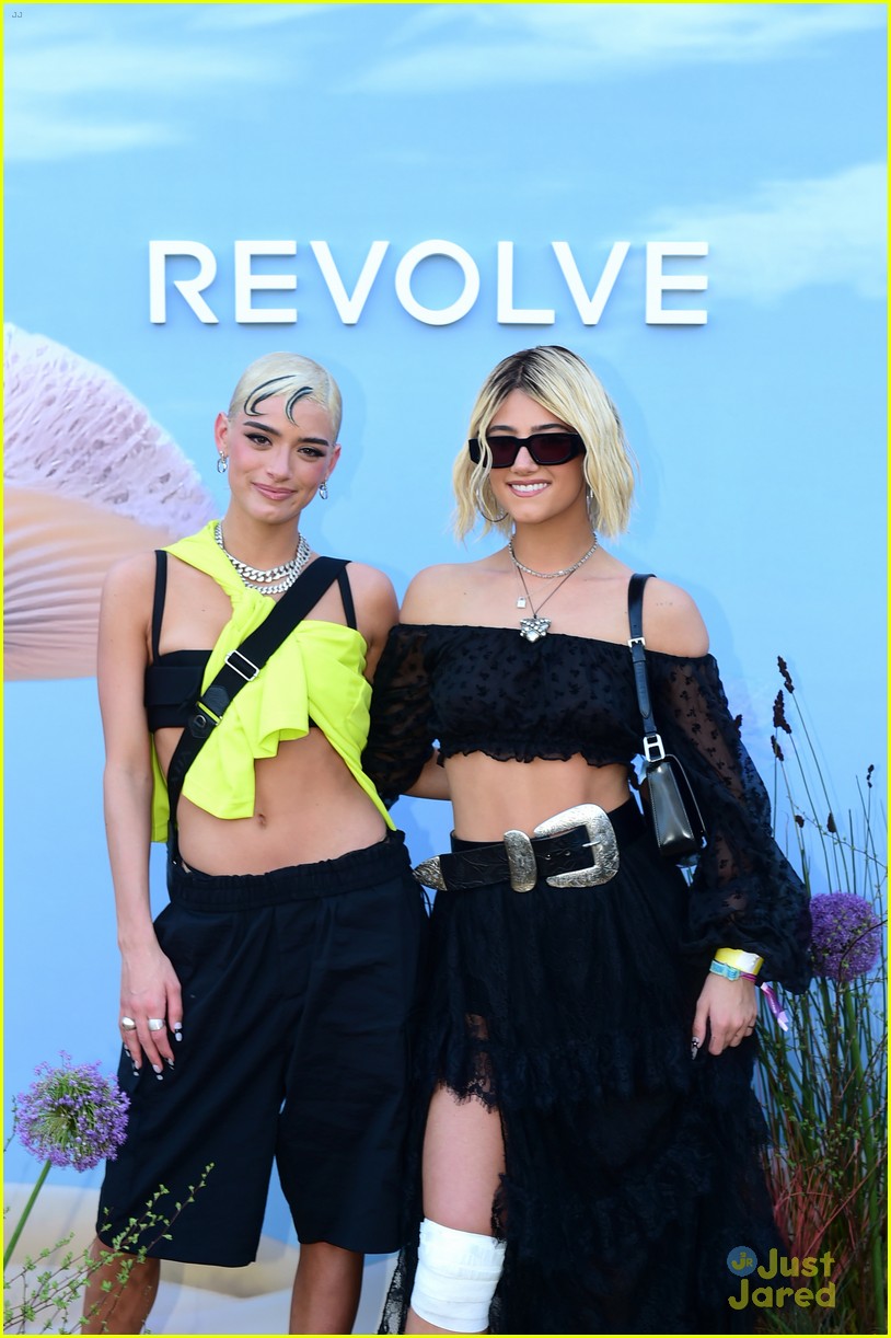Charli D'Amelio Goes Blonde for Revolve Festival at Coachella with Sister Dixie & Boyfriend Landon Barker