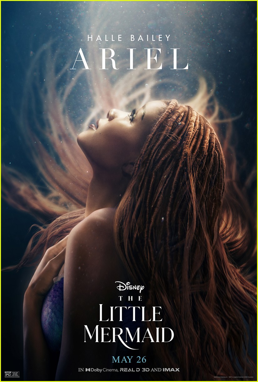 Halle Bailey's Full 'Part of Your World' Released, Plus New Character Posters & New 'The Little Mermaid' Clip
