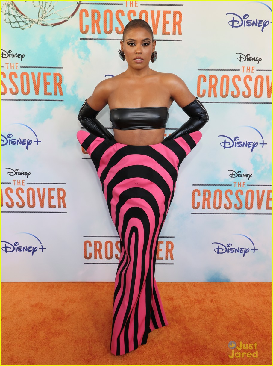 Jalyn Hall, Amir O'Neil & More Hit Orange Carpet at 'The Crossover' Premiere