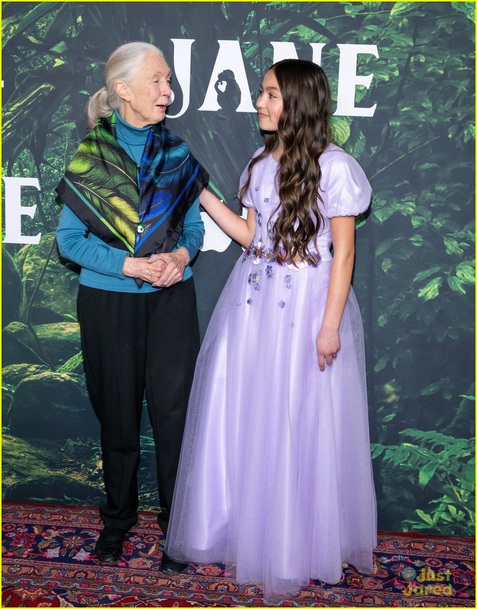 Dr Jane Goodall Joins Ava Louise Murchison & Mason Blomberg at 'Jane' Premiere