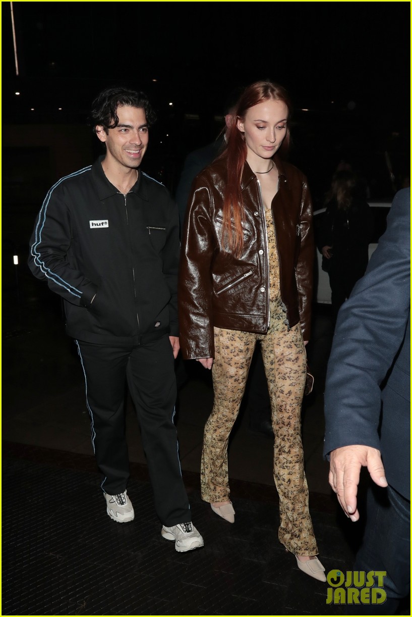 Joe Jonas & Sophie Turner Enjoy a Night Out in London Following Big Concert