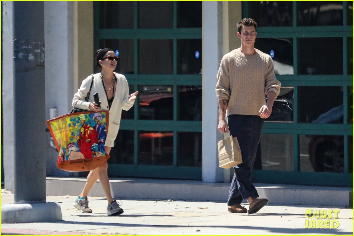 Shawn Mendes & Dr. Jocelyne Miranda Step Out for Something to Eat in WeHo