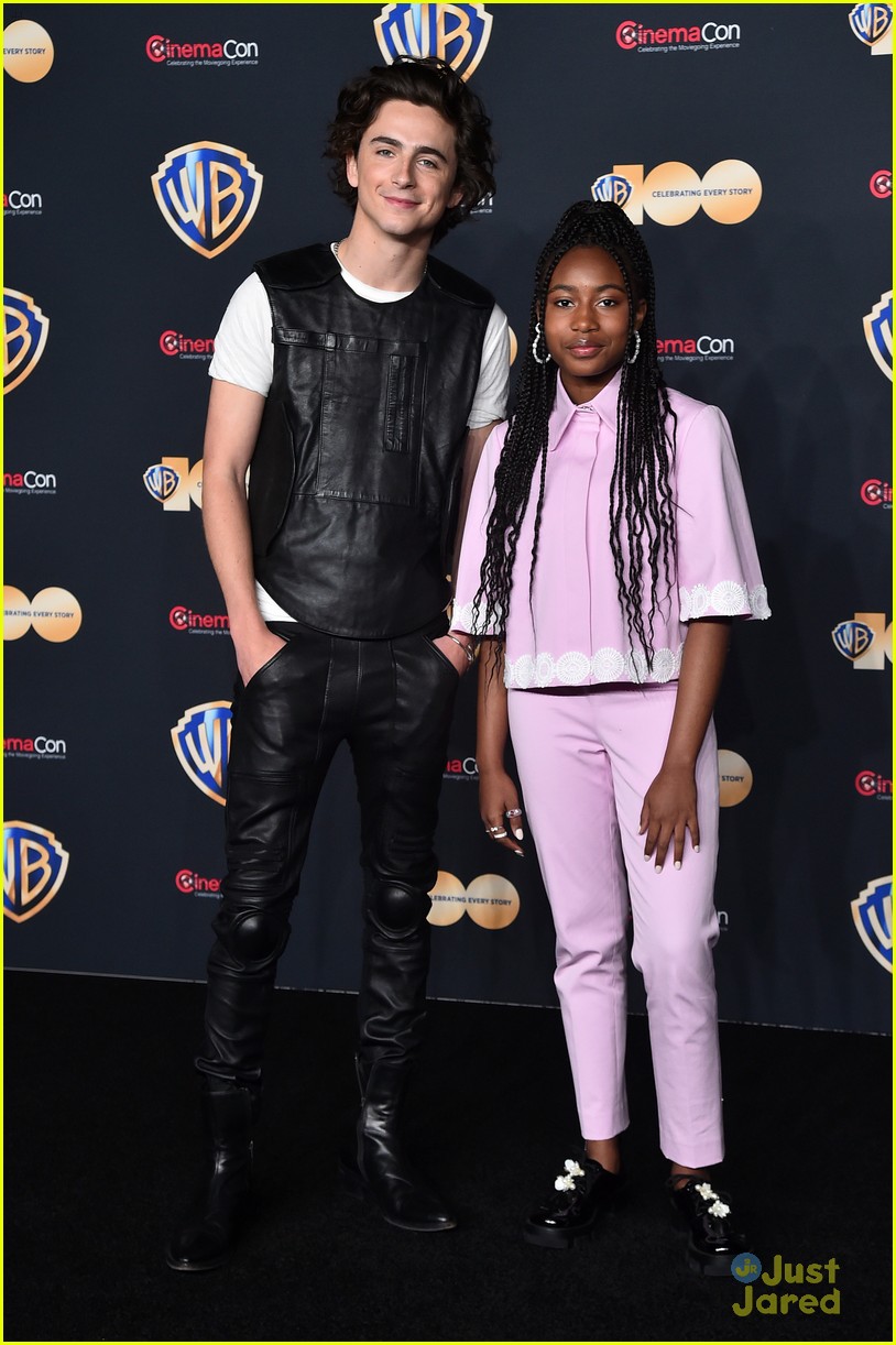 Zendaya & Timothee Chalamet Reunite at CinemaCon in Las Vegas for 'Dune: Part 2'