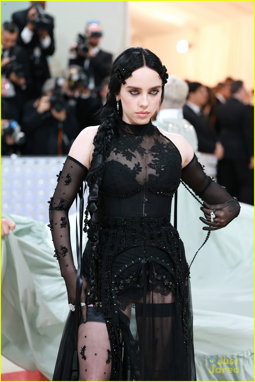 Billie Eilish Goes Sheer for Met Gala 2023 with Brother Finneas