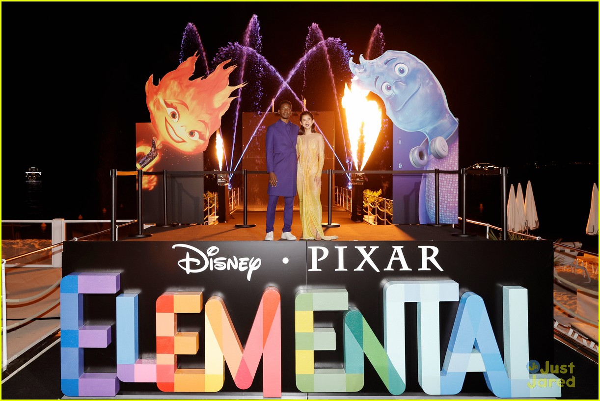 Leah Lewis & Mamoudou Athie Bring New Pixar Film 'Elemental' to Cannes Film Festival 2023