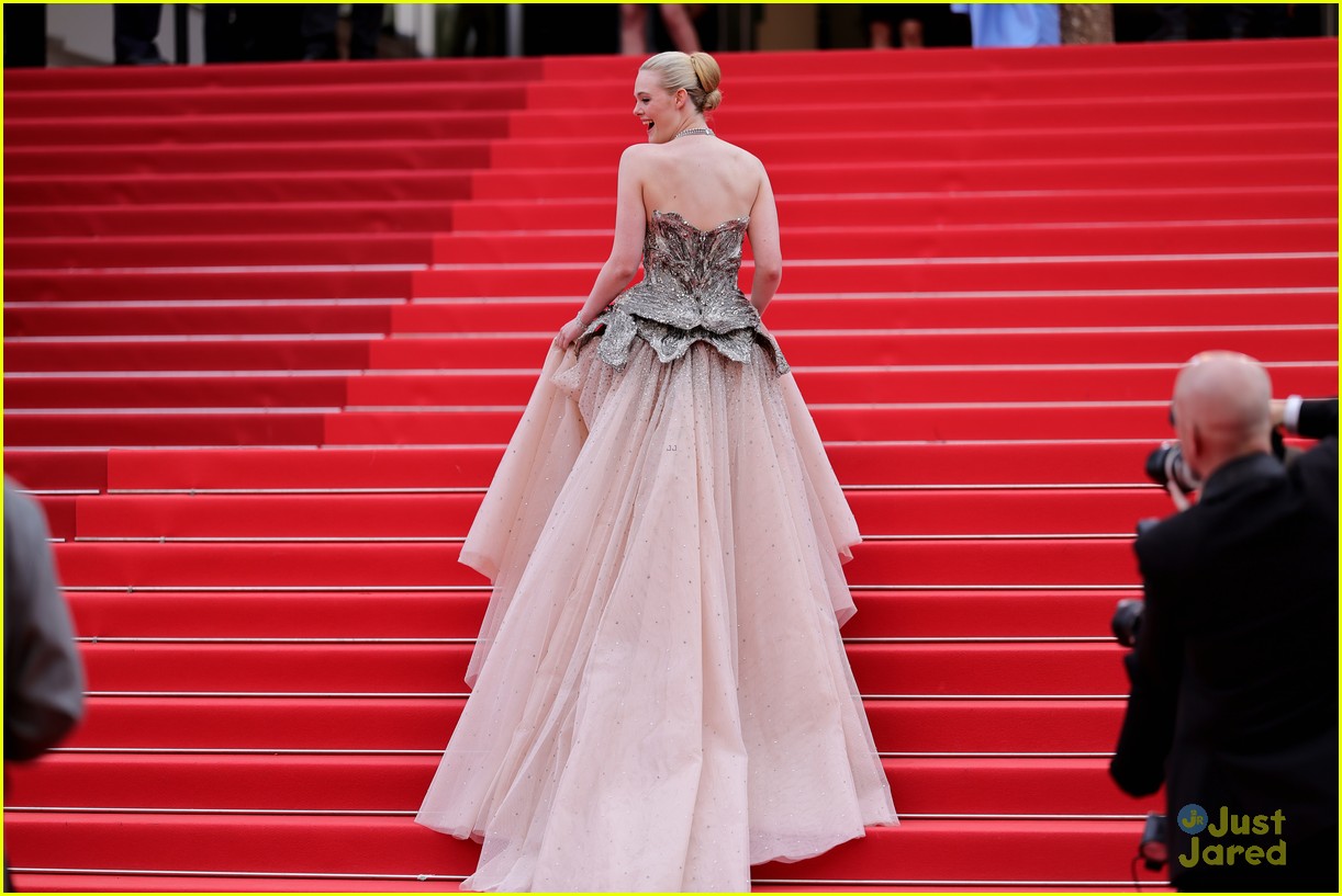 Elle Fanning Looks Royal In Custom Gown at the Cannes Film Festival 2023 Opening Ceremony