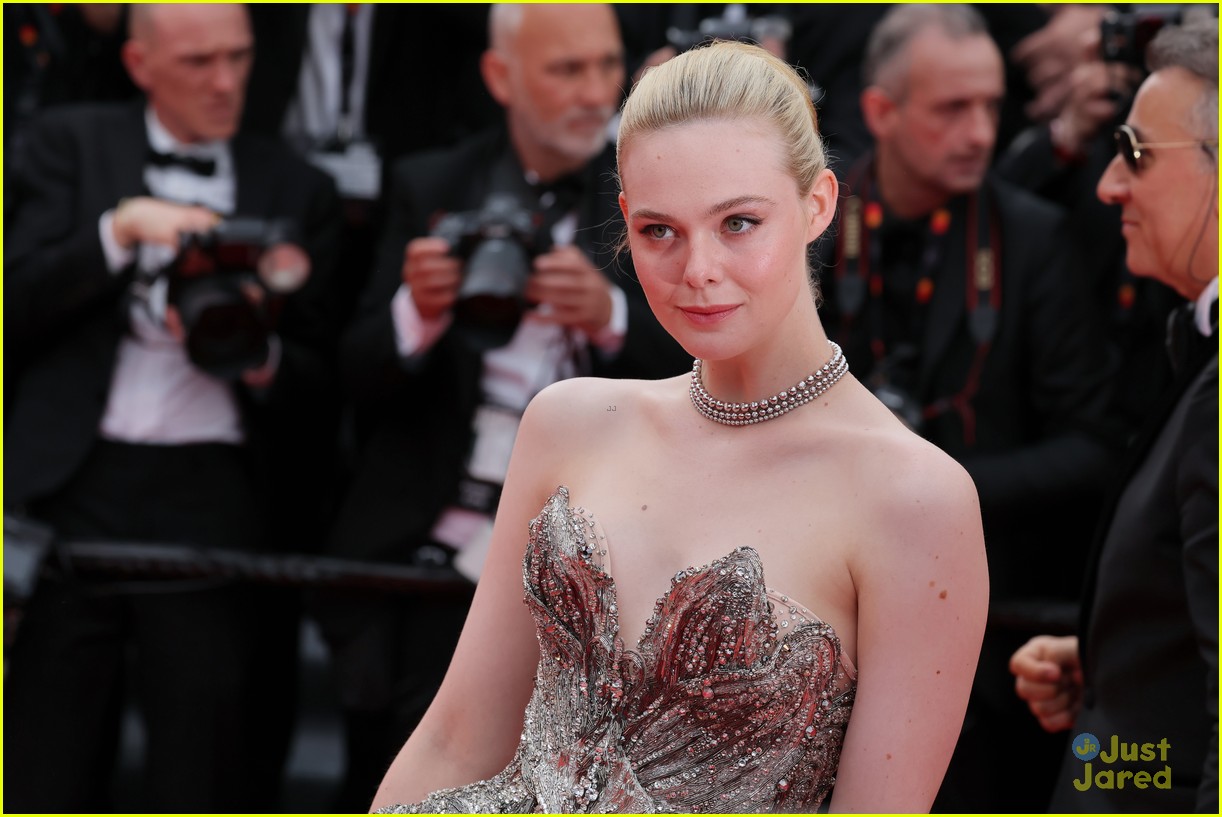 Elle Fanning Looks Royal In Custom Gown at the Cannes Film Festival 2023 Opening Ceremony