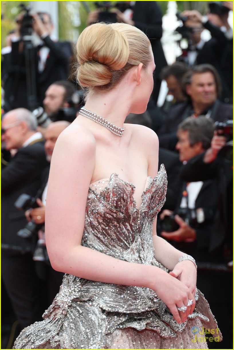 Elle Fanning Looks Royal In Custom Gown at the Cannes Film Festival 2023 Opening Ceremony