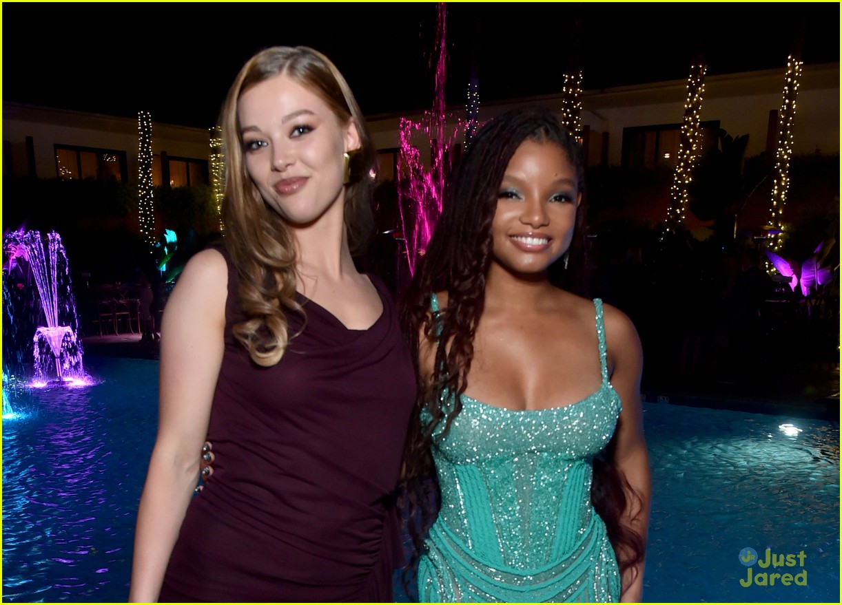 Halle Bailey Meets Up with Original Ariel Jodi Benson at 'The Little Mermaid' Premiere