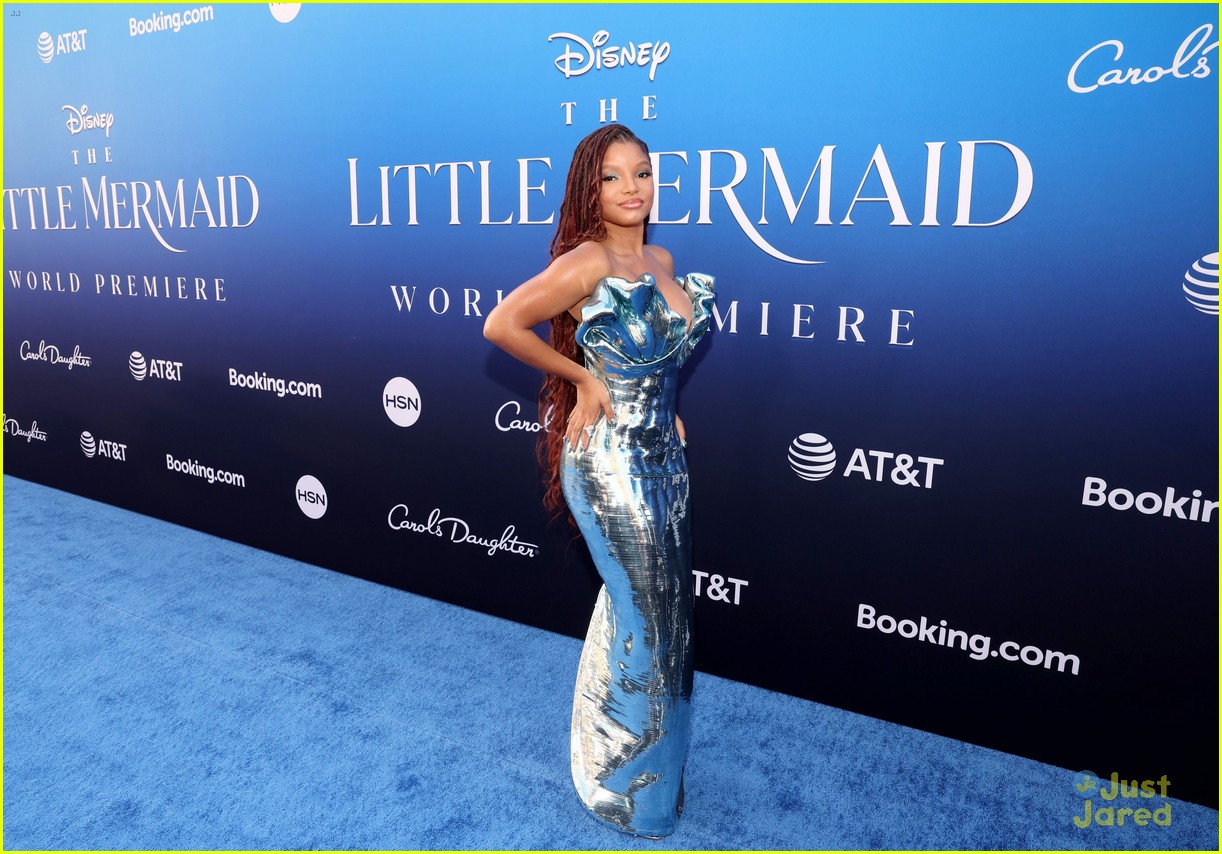 Halle Bailey Meets Up with Original Ariel Jodi Benson at 'The Little Mermaid' Premiere