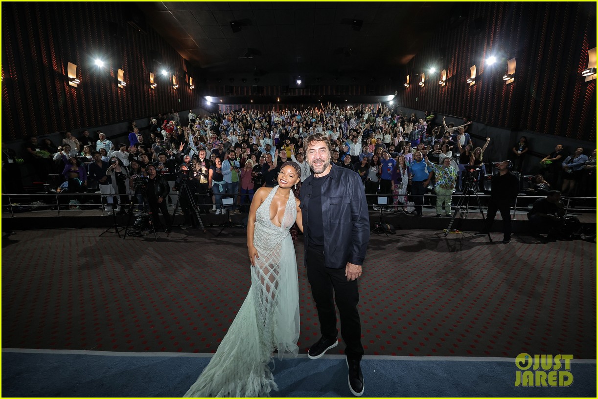 Halle Bailey Channels Ariel in Under the Sea-Inspired Dress at 'Little Mermaid' Premiere in Mexico City