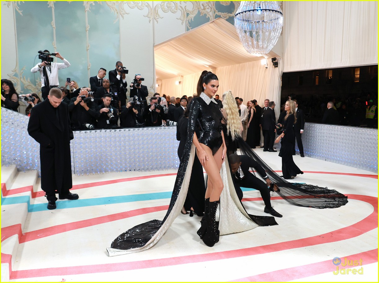 Kendall & Kylie Jenner Show Some Leg at Met Gala 2023