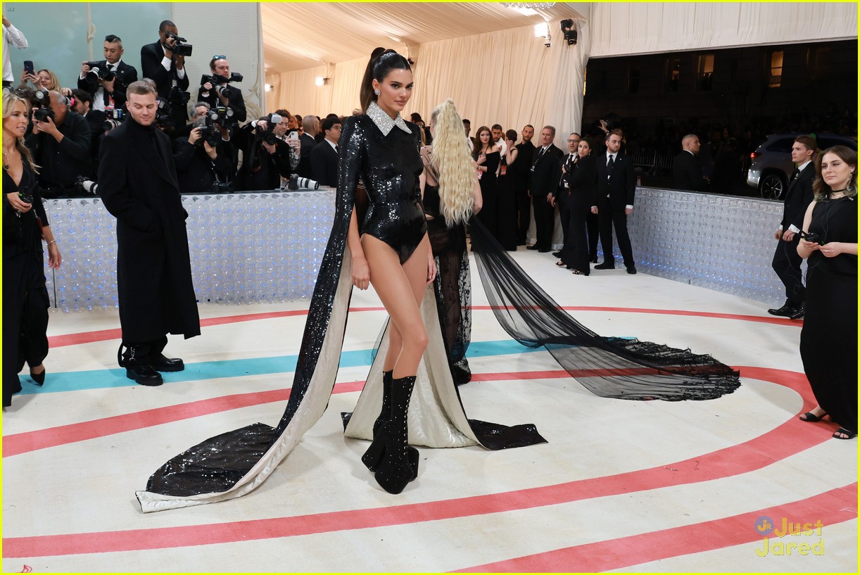 Kendall & Kylie Jenner Show Some Leg at Met Gala 2023