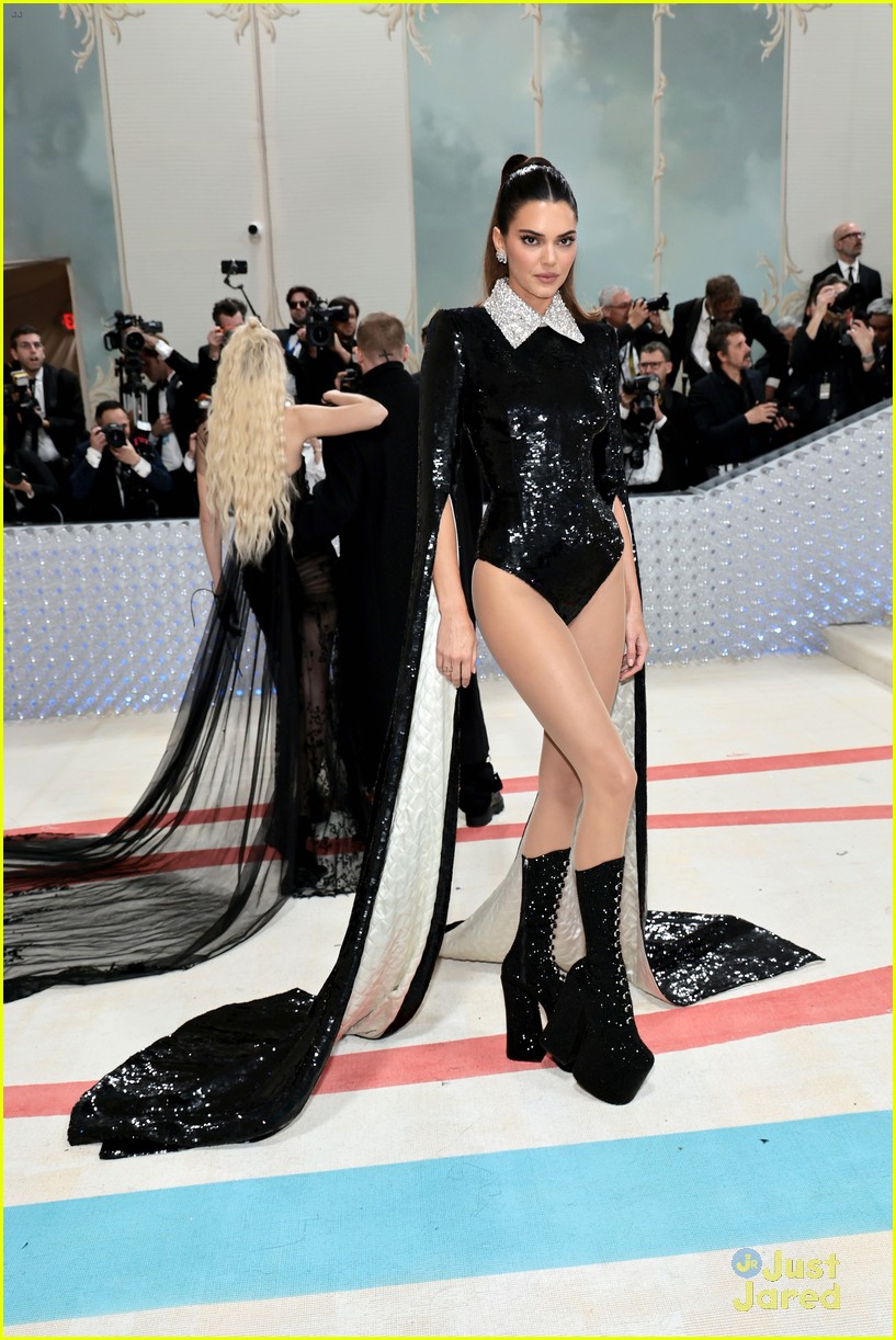 Kendall & Kylie Jenner Show Some Leg at Met Gala 2023