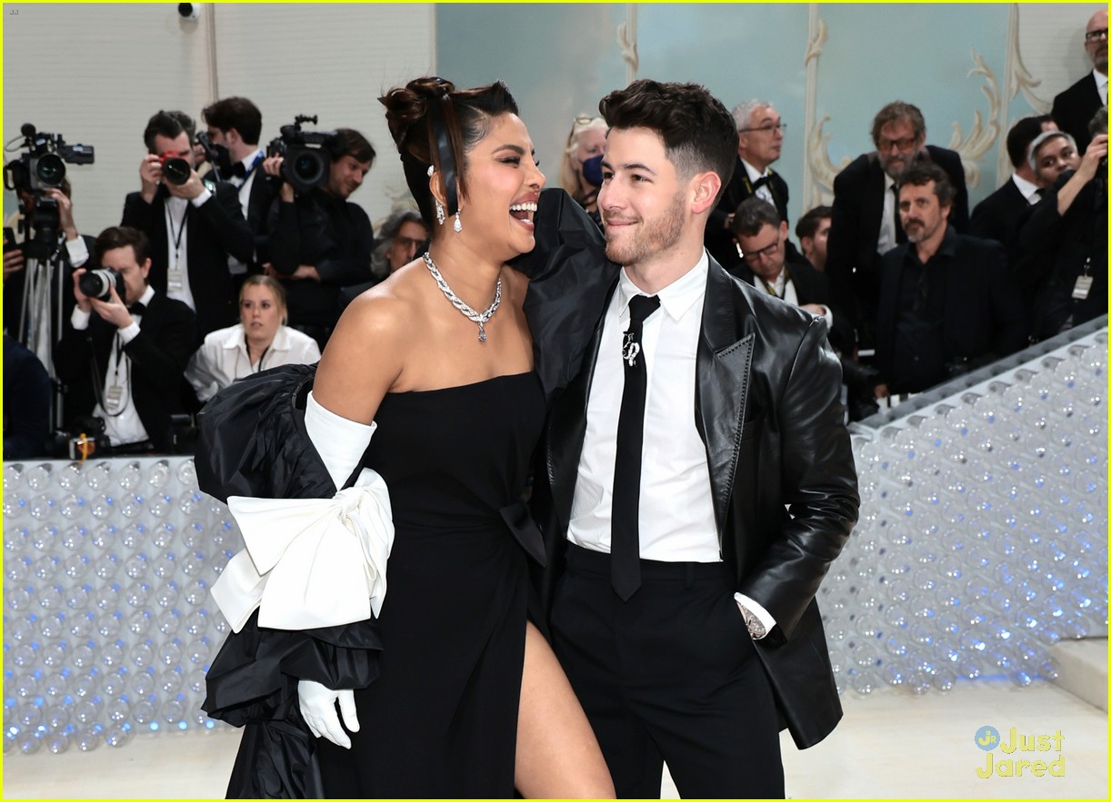 Nick Jonas & Priyanka Chopra Share Funny Moment at Met Gala 2023