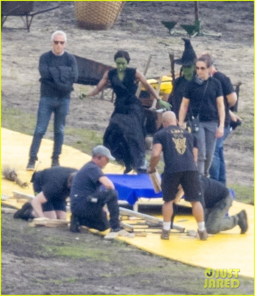 Cynthia Erivo Films Flying Scenes as Elphaba for 'Wicked' Movies