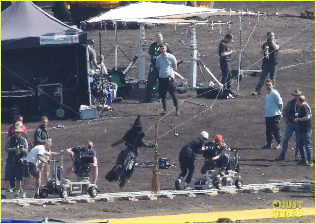 Cynthia Erivo Films Flying Scenes as Elphaba for 'Wicked' Movies