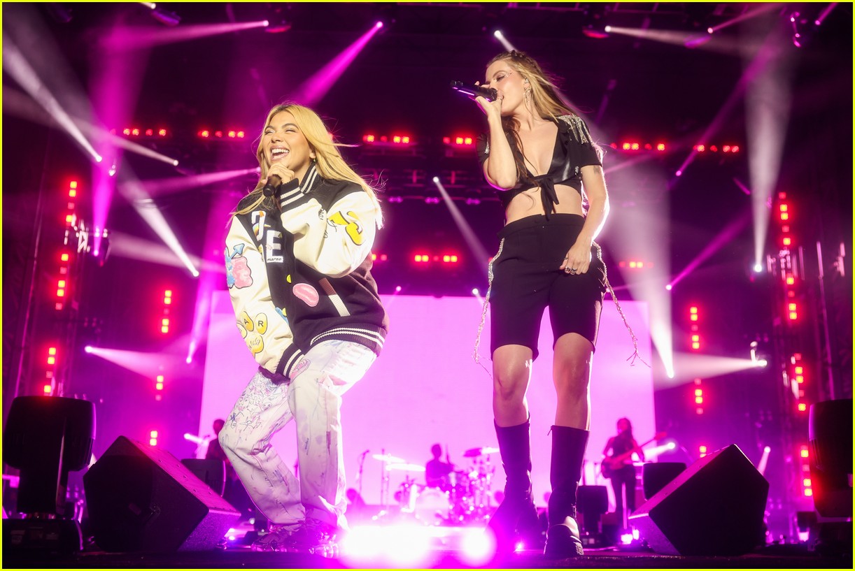 Hayley Kiyoko & Bella Thorne Join Fletcher on Stage at LA Pride in the Park